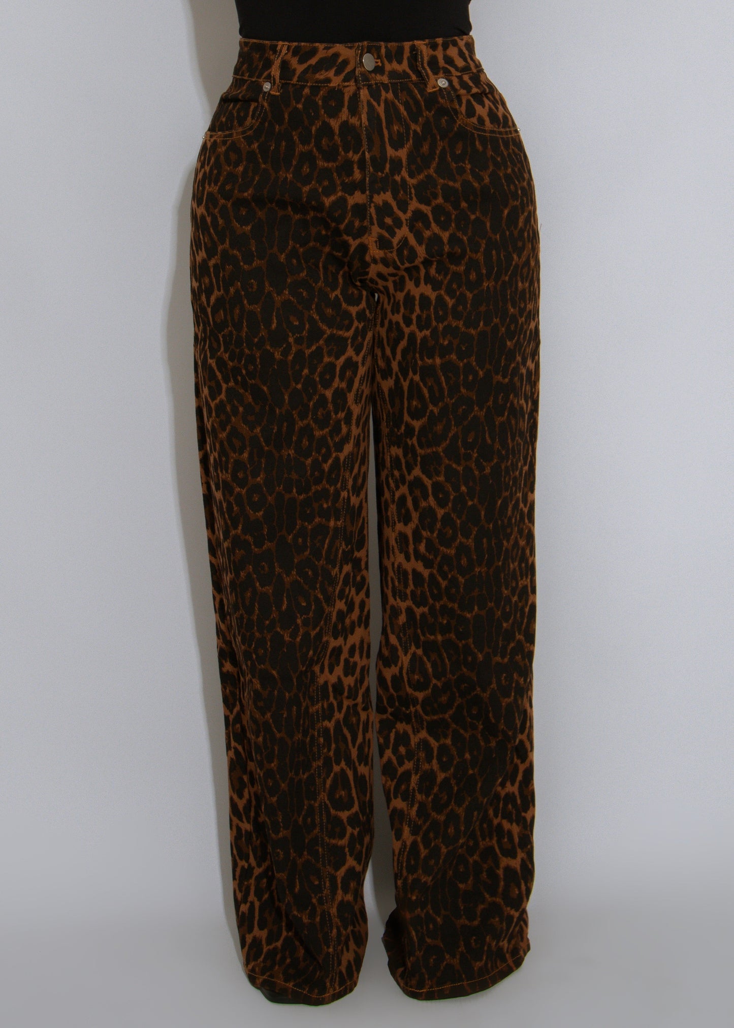 Wild Stroll Leopard Pant Brown