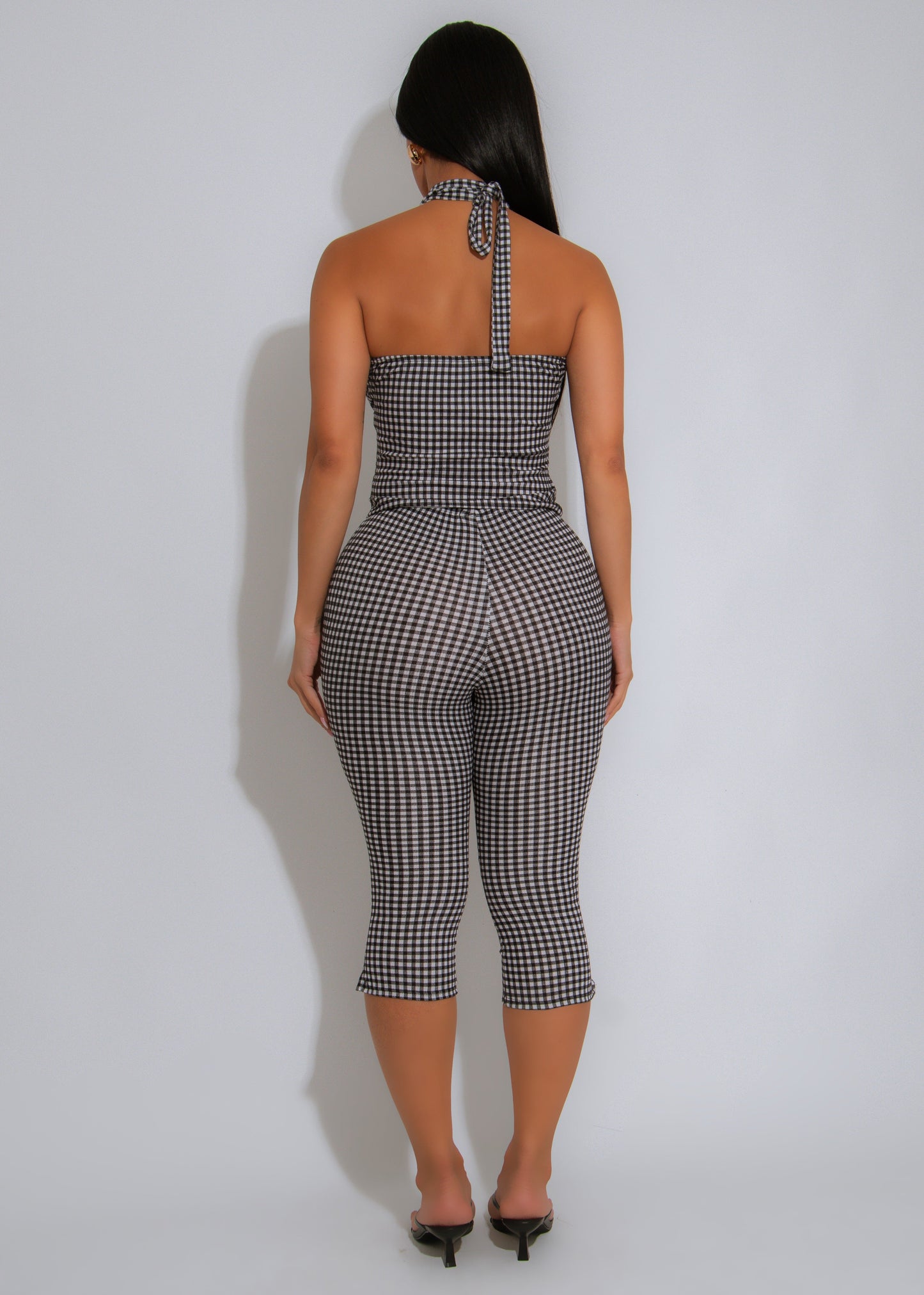 Picnic Chic Capri Set Black
