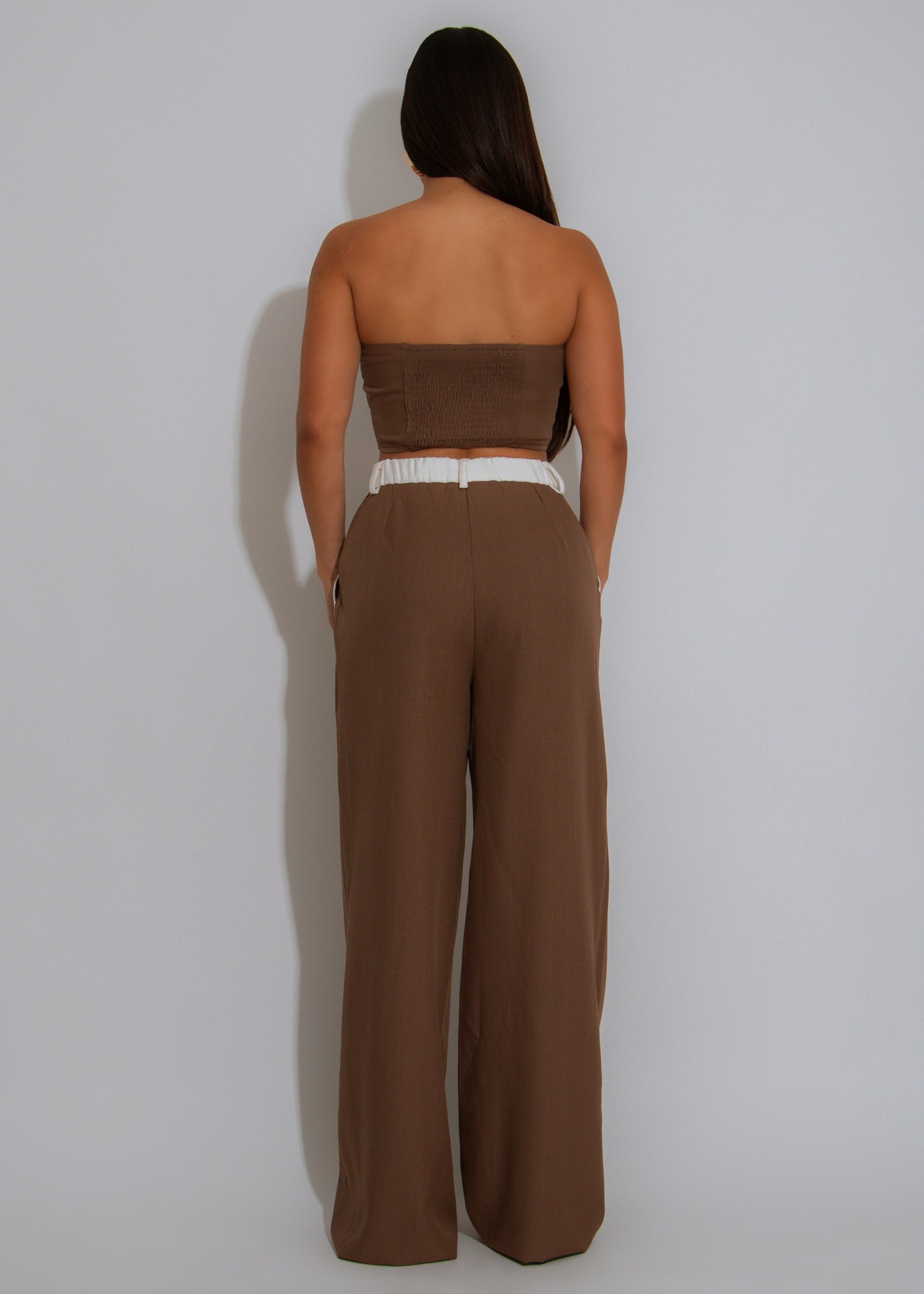 Command Cut Pant set Brown
