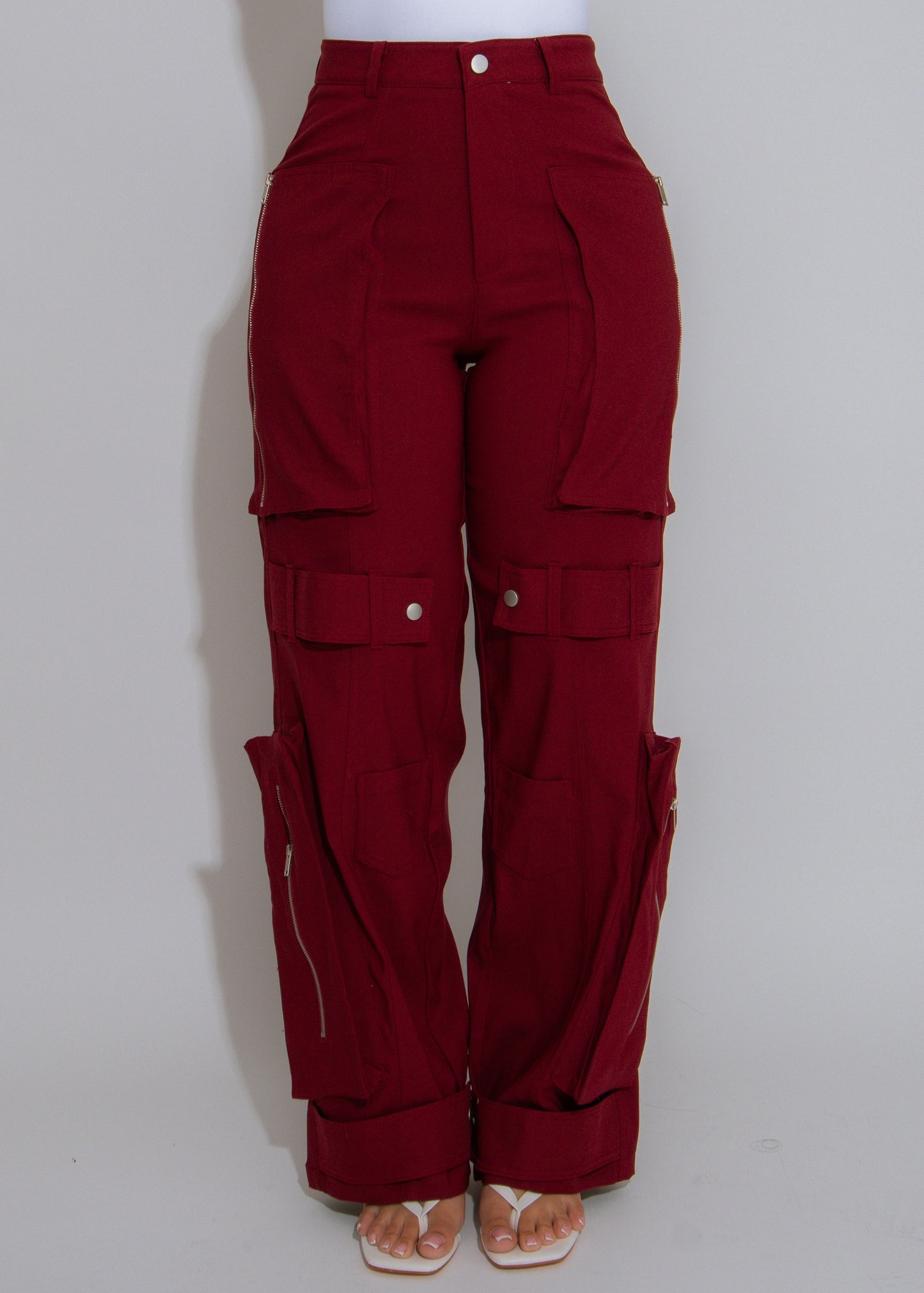Rebel Cargo Pant Red