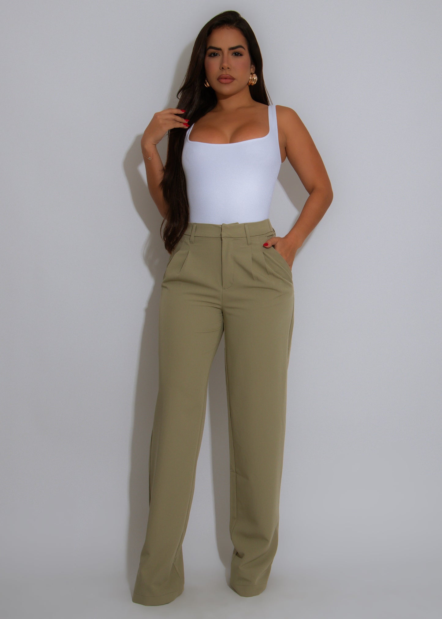 Sharp Code Pant Green