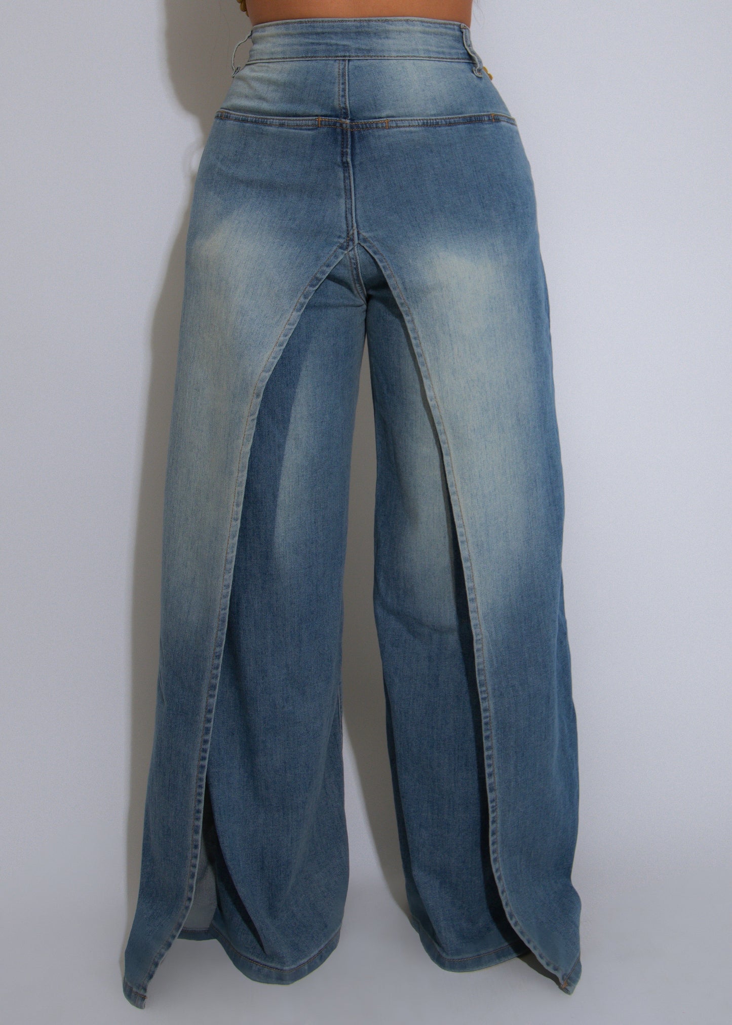 Retro Rise Jeans Denim