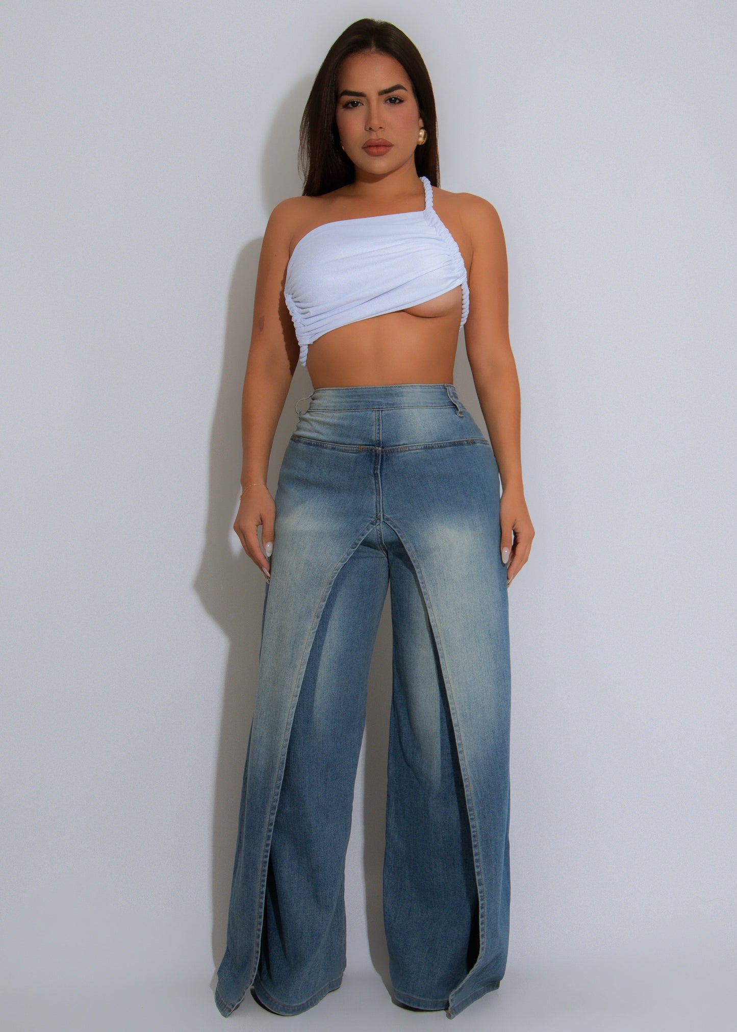 Retro Rise Jeans Denim