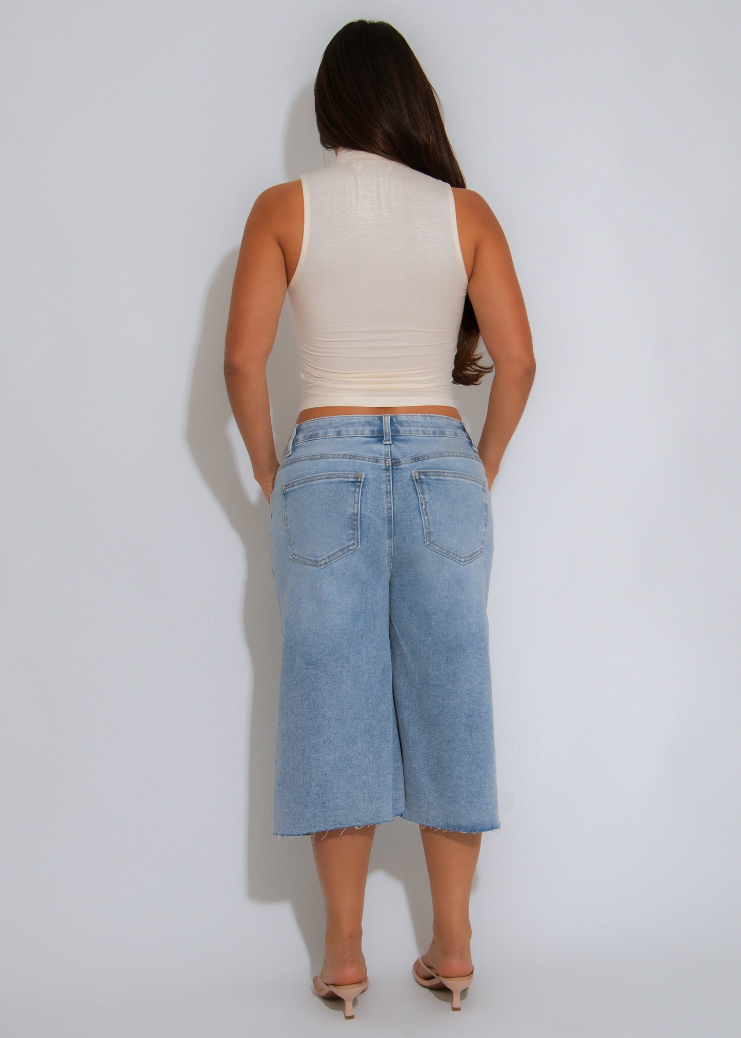 Luxe Drape Ruched Crop Top Nude