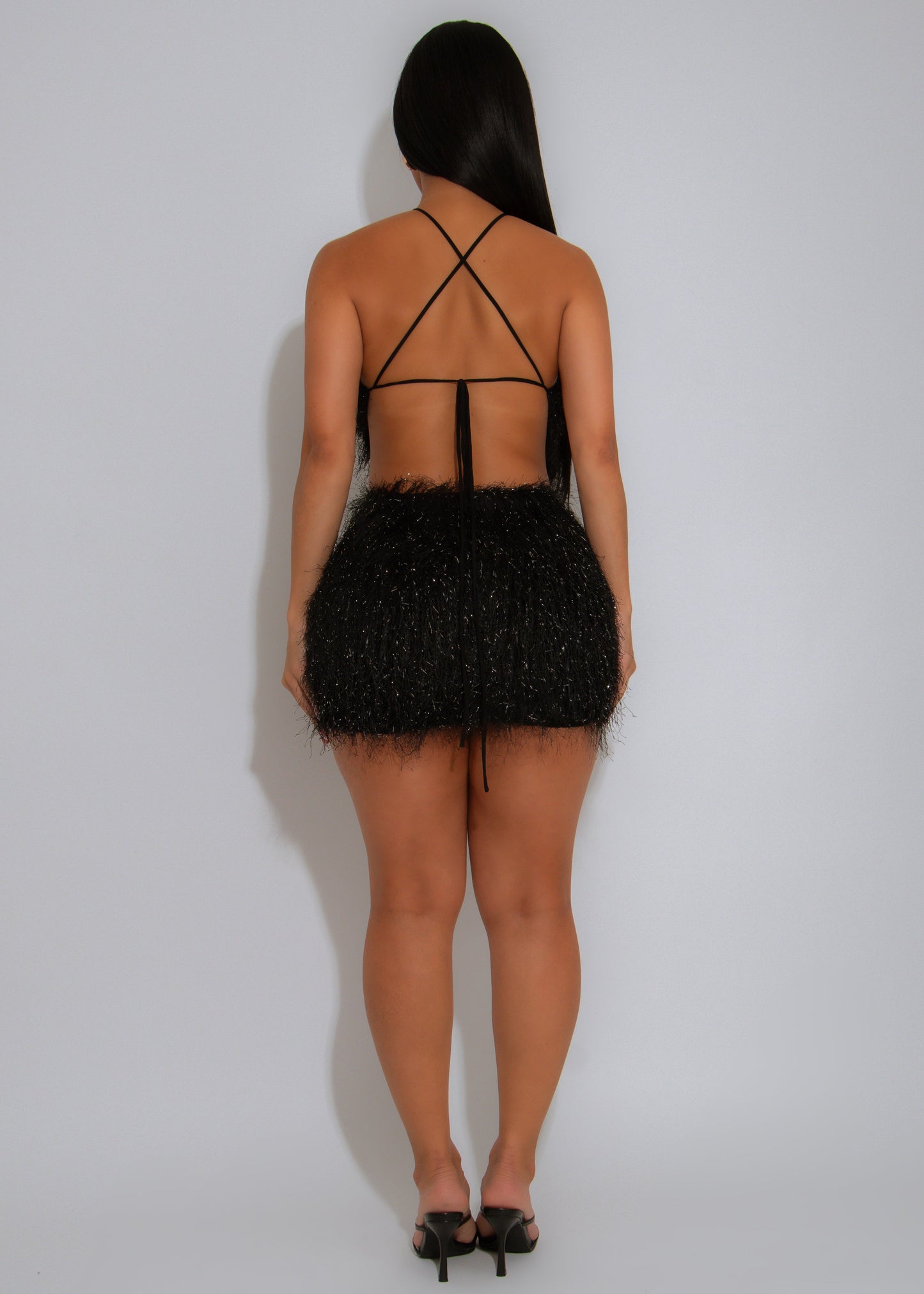 Bold Vision Mini Dress Black