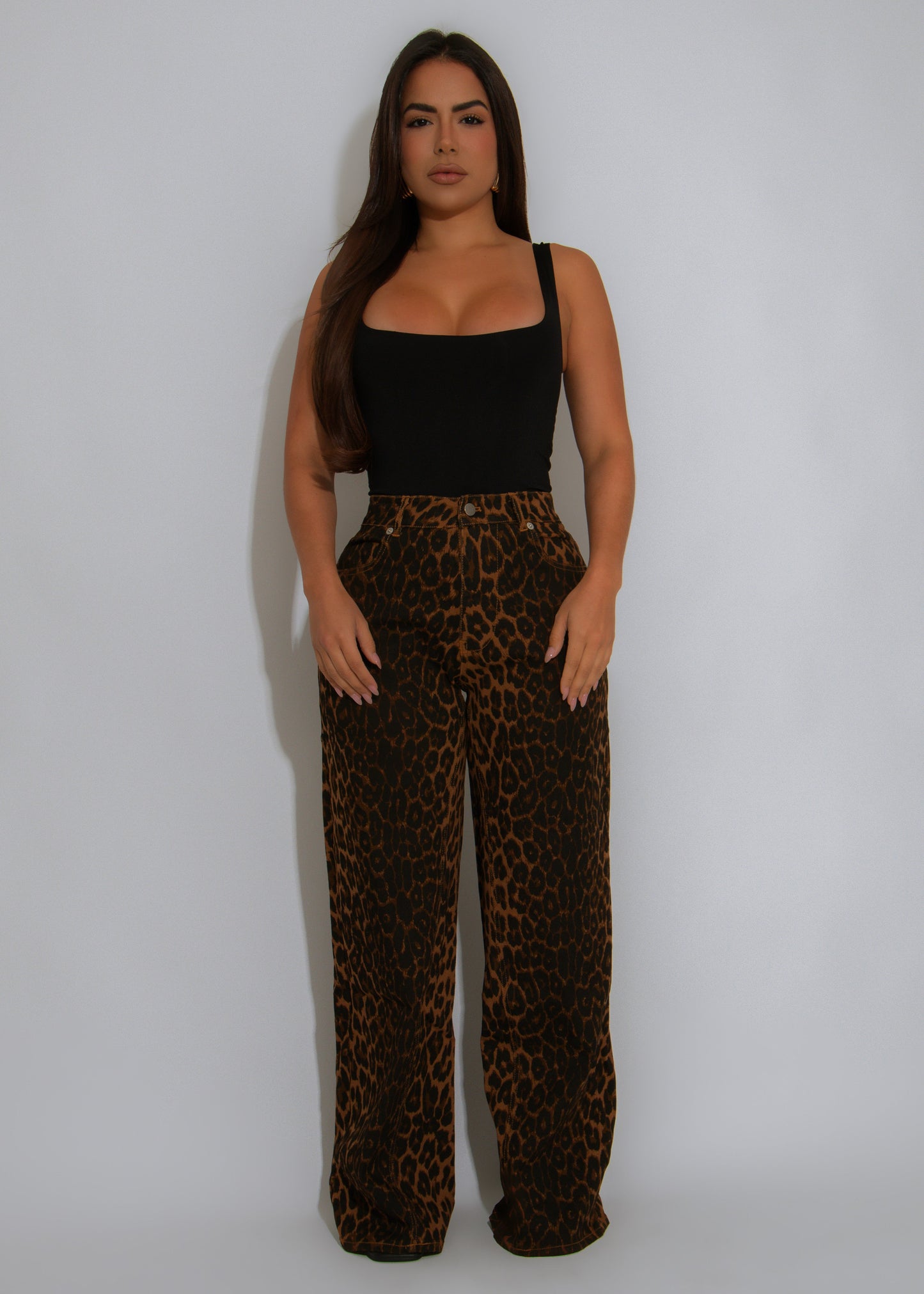 Wild Stroll Leopard Pant Brown
