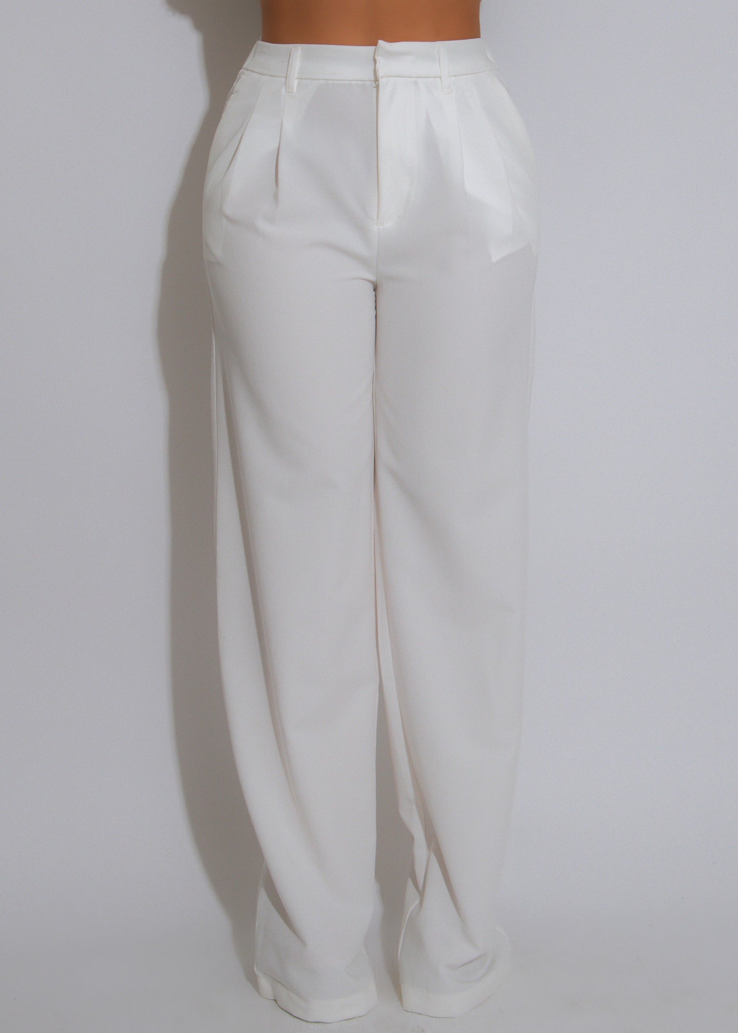 Sharp Code Pant White
