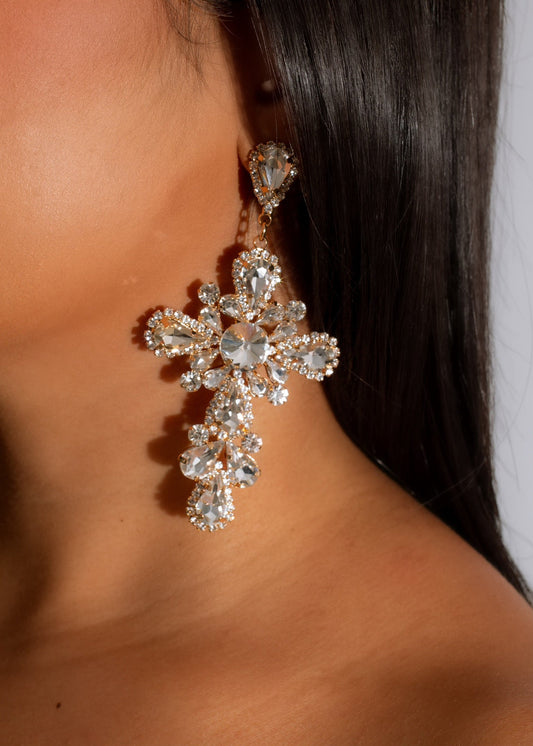 Heavenly Cross Earring